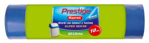 Worki na śmieci 60 SUPER MOCNE z taśmą Master Prestige