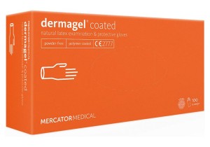 Rękawice lateksowe Dermagel coated S