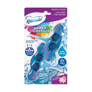 Kostka WC Kolorado Hyper Colour 2x45g Blue