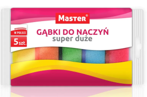 Gąbki kuchenne do mycia naczyń Master 5 szt.