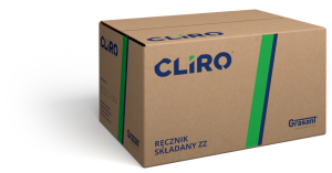 Ręcznik papierowy składany Cliro 91104EB, 1-warstwowy, naturalny, 4000 listków